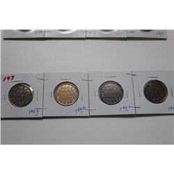 4 - 1902 Large Cents