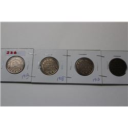 4 - 1912 Large Cents