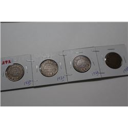 4 - 1920 Large Cents (Last of the Large Pennies)