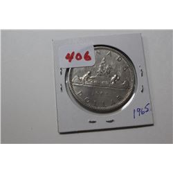 1 - 1965 Cdn. Silver Dollar