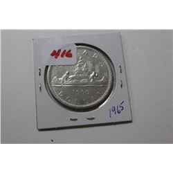 1 - 1965 Cdn. Silver Dollar