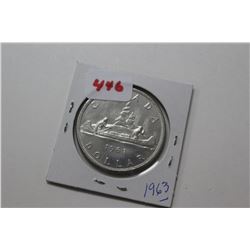 1 - 1963 Cdn. Silver Dollar