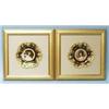 Image 1 : Two very good antique Viennese porcelain wallplates. Each handpainted and gilt with classical bea…