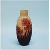 Image 1 : ART NOUVEAU - EMILE GALLE. A very good mould blown and cameo decorated art glass vase. Red hyacin…