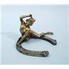 Image 1 : GEORGES RECIPON (1860-1923) French school. A well cast gilt patinated bronze figure of a young fe…