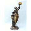 Image 1 : JEAN-BAPTISTE CLESINGER (1814-1883) French school. "The Tambourine Dancer." A fine two tone patin…