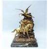 X.RAPHAEL - 20th century French school. "After the Battle." A magnificent two tone patinated bron…