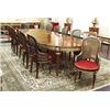 A magnificent antique French Louis XVI style fruitwood dining or boardroom table with 12 matching…