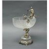 Image 1 : An important antique Austrian rock crystal and silver bowl. The oval crystal vessel relief carved…
