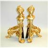 Image 1 : A pair of very good antique French ormolu fireplace ornaments. Each sculpted in form of a female …