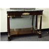 Image 1 : A very fine antique French Napoleon III dressing table with period bronze dore mounting. With sha…