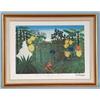 HENRI-JULIEN FELIX ROUSSEAU (Le Douanier, 1844-1910) French school. "Le Repas du Lion". A limited…