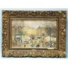 HENRI GRENIER - 20th century French school. "Paris - Flower Market." Watercolour. Signed lower le…