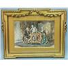 ASCENZI - 19th century Italian school. A fine watercolour depicting an interior scene of courtier…