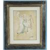 LEOPOLD SURVAGE (1879-1968) French school. "Jeunes Femmes Dansant (1931)". Watercolour. Signed an…
