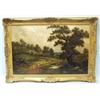 HARRY HENRY BALDWIN - 19th century French school. "Highland Landscape with Sheep and Shepherd." O…