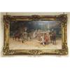 JOSE SAN BARTOLOME LLANECES (1863-1919) Spanish school. "Sunday in Versailles." An important oil …