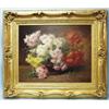 ROGER GODCHAUX (1878-1958) French school. "Stillife with Blooming Flowers." A very fine oil on ca…