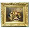 ALFRED ARTHUR BRUNEL DE NEUVILLE (1862-1941) French school. "Stillife with Basket of Fruit and Wi…