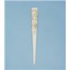 Image 1 : A well carved antique French ivory letter opener. Relief carved with a naked putto catching butte…