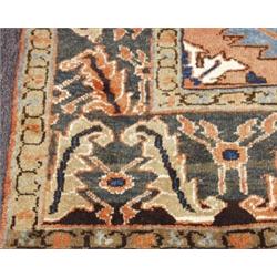 A semi-antique Persian Heriz rug. Approx. size: 5'10" x 4'8".…