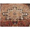 Image 1 : A semi-antique Persian Heriz carpet. Approx. size: 7'10" x 11'7".…