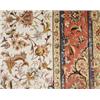 Image 1 : A semi-antique Persian silk and wool Tabriz carpet. Signed. Appx. size: 6'8" x 10'2".…
