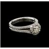 Image 2 : 0.95ctw Diamond Ring - 14KT White Gold