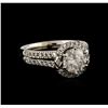 Image 2 : 14KT White Gold 1.67ctw Diamond Ring