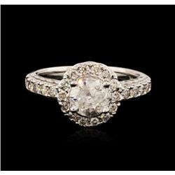 14KT White Gold 1.62ctw Diamond Ring