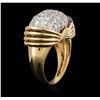 Image 3 : 18KT Yellow Gold 1.34ctw Diamond Ring