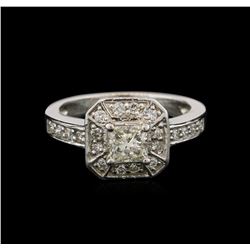 1.01ctw Diamond Ring - 14KT White Gold