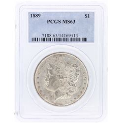 1889 PCGS MS63 Morgan Silver Dollar