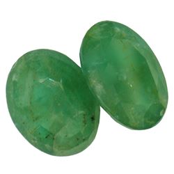 6.34ctw Oval Mixed Emeralds Parcel