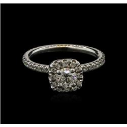 0.92ctw Diamond Ring - 14KT White Gold
