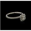 Image 2 : 0.92ctw Diamond Ring - 14KT White Gold