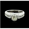 Image 1 : 18KT White Gold 1.27ctw Diamond Ring