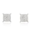 Image 1 : 14KT White Gold 1.70ctw Diamond Earrings