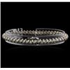 Image 2 : 14KT White Gold 0.60ctw Diamond Tennis Bracelet