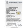 Image 6 : Platinum EGL USA Certified 2.77ctw Fancy Yellow Diamond Ring