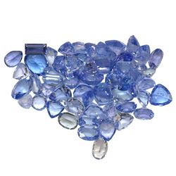 10.95ctw Fancy Mixed Tanzanite Parcel