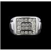 Image 1 : 0.75ctw Diamond Ring - 14KT White Gold