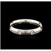 Image 1 : 14KT White Gold 0.12ctw Diamond Ring