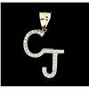 Image 1 : 14KT Yellow Gold 1.30ctw Diamond Pendant
