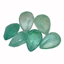 4.1ctw Pear Mixed Emerald Parcel