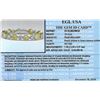 Image 5 : Platinum EGL USA Certified 14.88ctw Fancy Yellow Diamond Bracelet