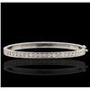 Image 1 : 14KT White God 1.31ctw Diamond Bracelet