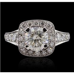 14KT White Gold 2.01ctw Diamond Ring