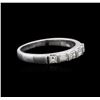 Image 2 : 18KT White Gold 0.40ctw Diamond Ring