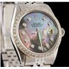 Image 2 : Rolex Stainless Steel Diamond DateJust Men's Watch